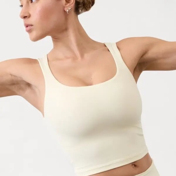 Athleta Transcend Square Neck Crop Bra D-DD M D-DD+ | Glow - Picture 1 of 6